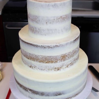 Triple barrel /Three Tier Cake