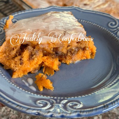 Sweet Potato Honeybun cake 