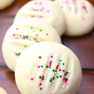 Whipped Shortbread Cookies 
