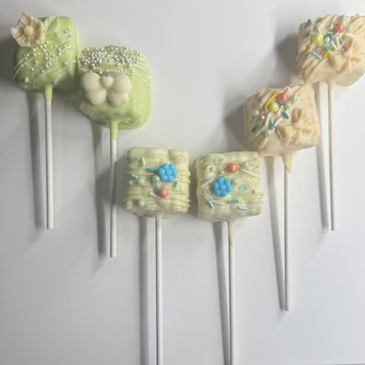 Large Dipped Rice Krispie Treats