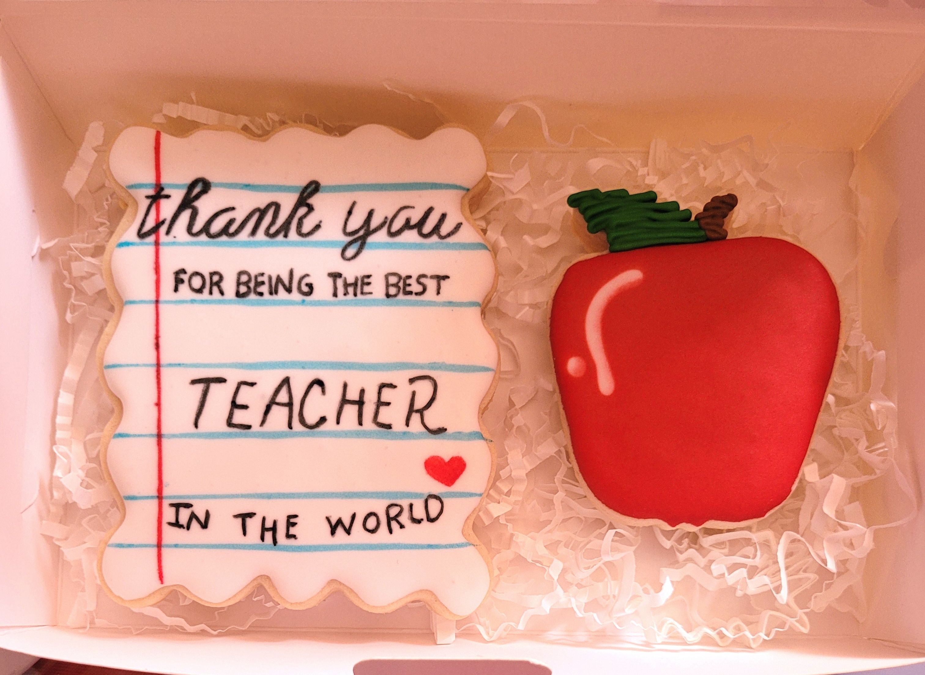 Teacher Appreciation Sugar Cookie Gift Box
