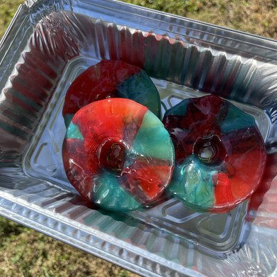 4 fruit Roll Up Candy Pineapples (no Additional Toppings)