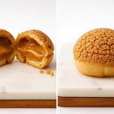 Toffee Cream Puff
