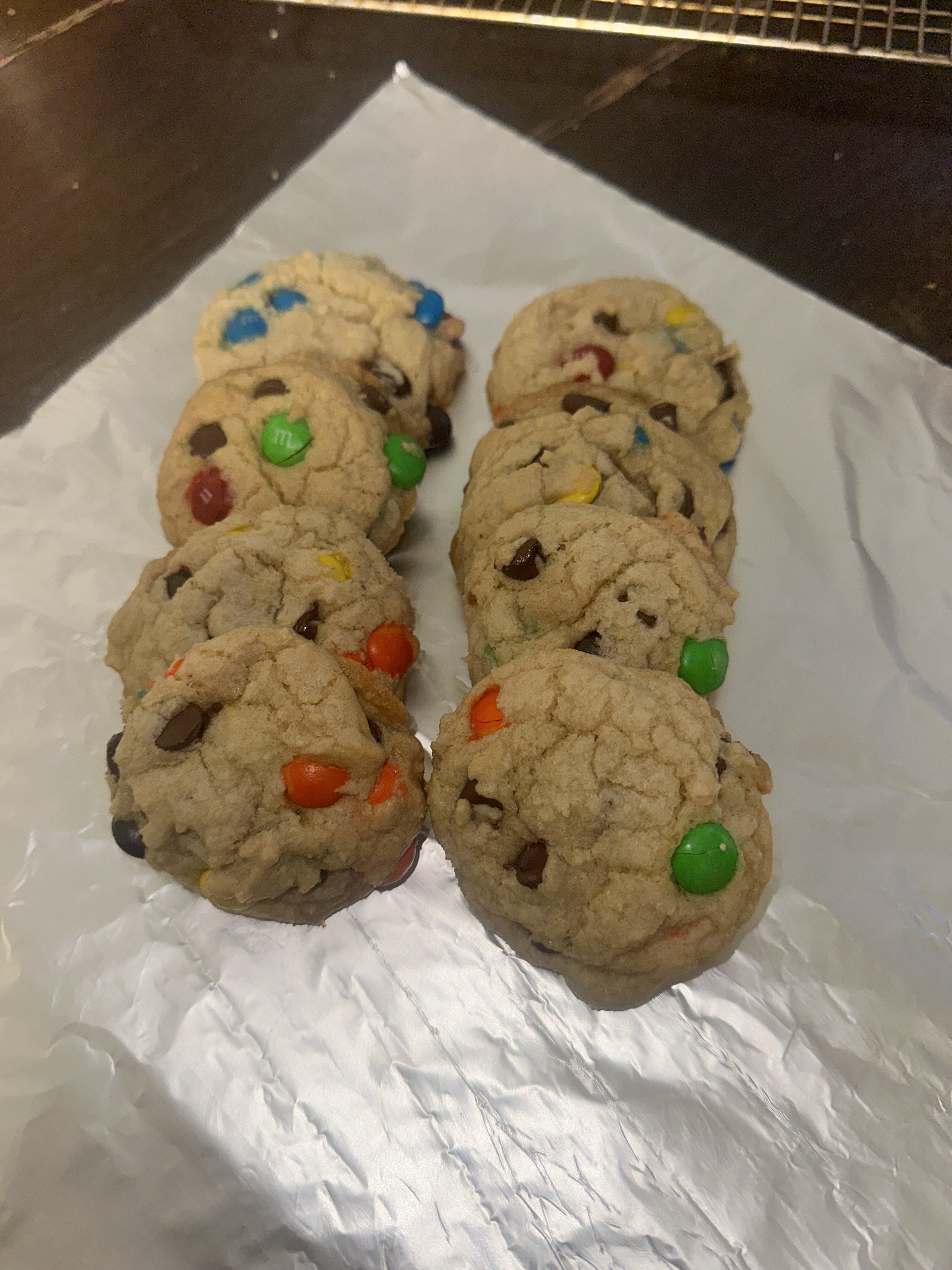 M&M Chocolate Chip Cookie 