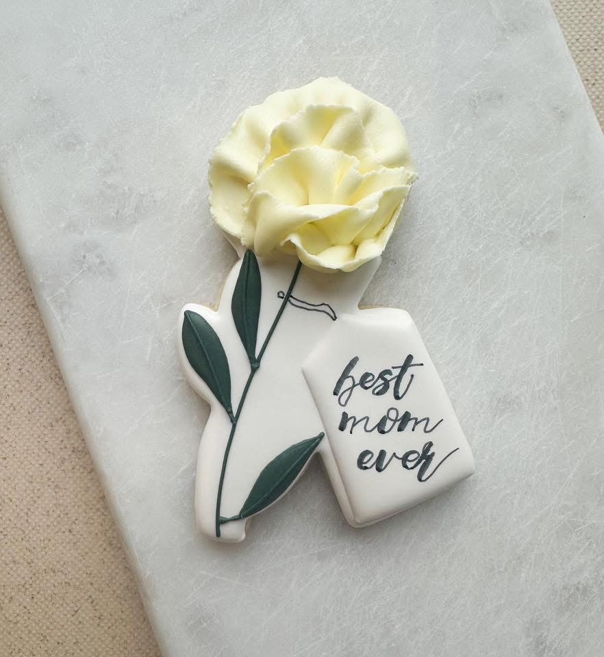 Mom flower W/tag