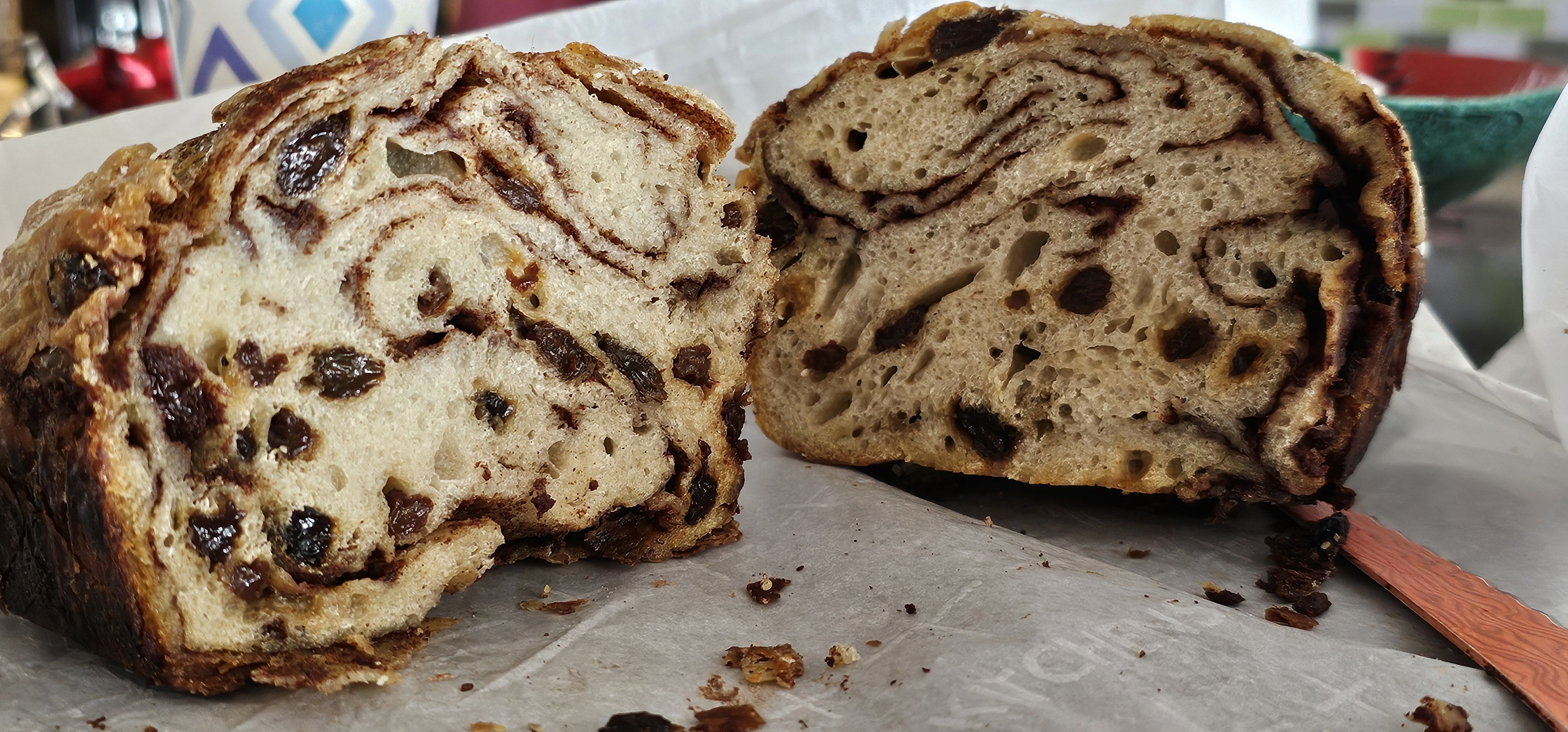 Cinnamon-Sugar Raisin Sourdough Loaf