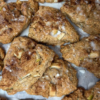 Apple Cinnamon Sourdough Scones