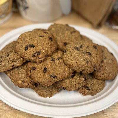 Organic Sourdough Oatmeal Raisin Cookies 