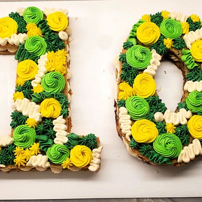 Double Digit Doozie Cookie Cake- Small