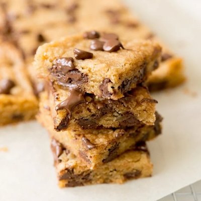 8x8 Pan Gluten-free No Refined Sugar Blond Brownies 