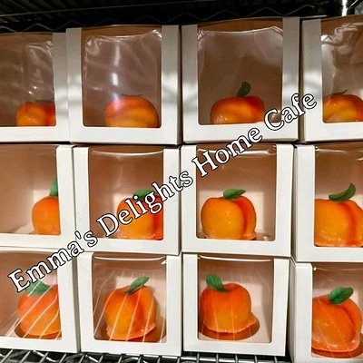 Individual Orange 3d Fruit Shaped Dessert 