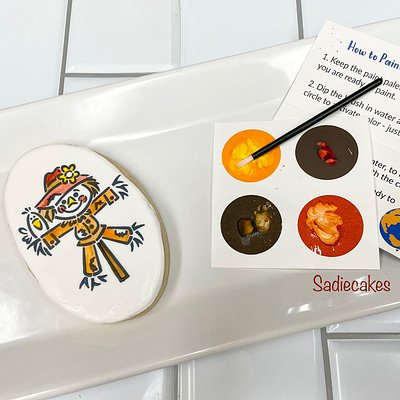 PYO Single Sugar Cookie - Boy Scarecrow