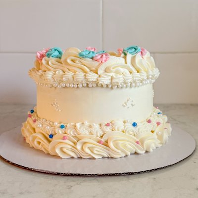 Gender Reveal Cake