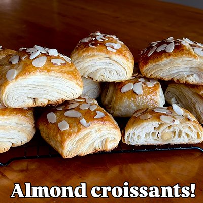 Almond Croissants (4)