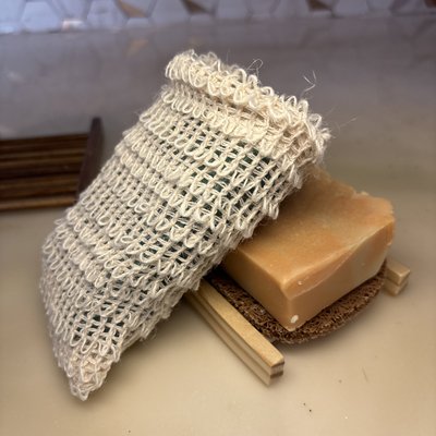 Goat Milk Soap + Dish + Bag BUNDLE #2