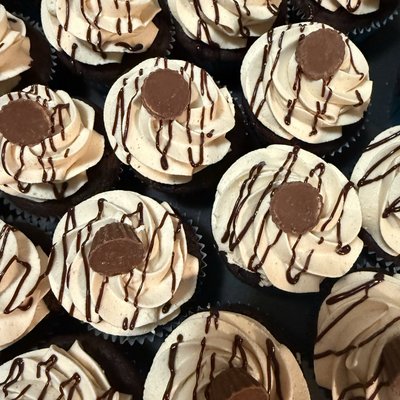 Chocolate Peanut Butter Cupcakes