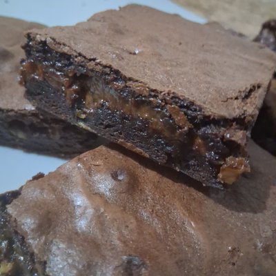 Caramel Fudge Brownies