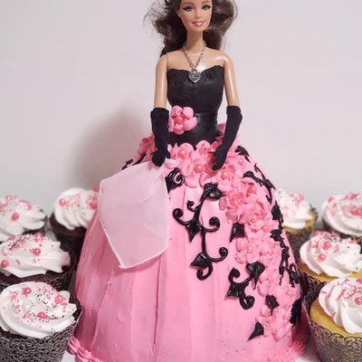 Barbie Doll Cakes