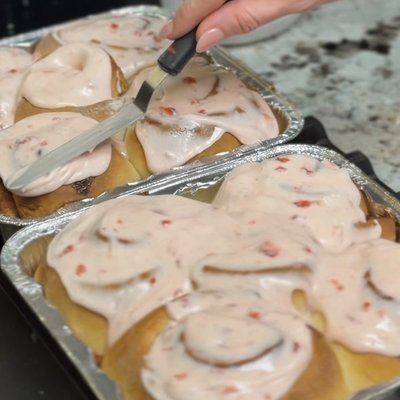 Strawberry Cinnamon Rolls
