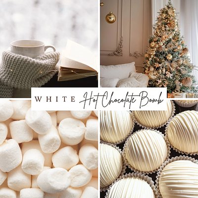 White Hot Chocolate Bomb