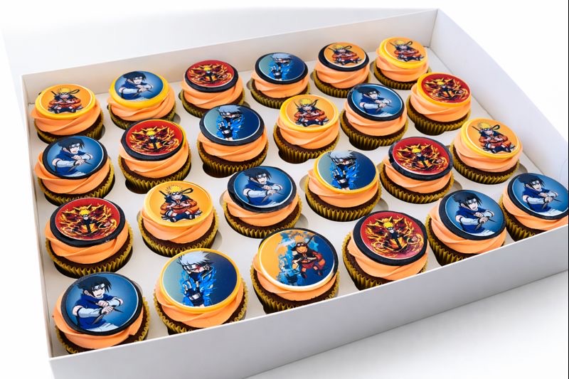 Cupcakes With Edible Images 12 Pack