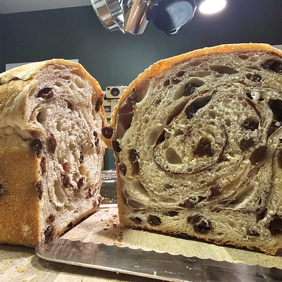 Sourdough Sandwich Bread (Cinnamon Raisin)