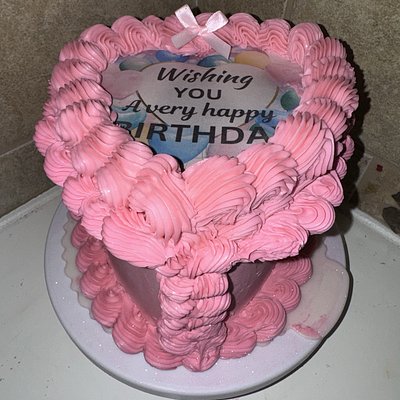 8in  Heart Burn Cakes 