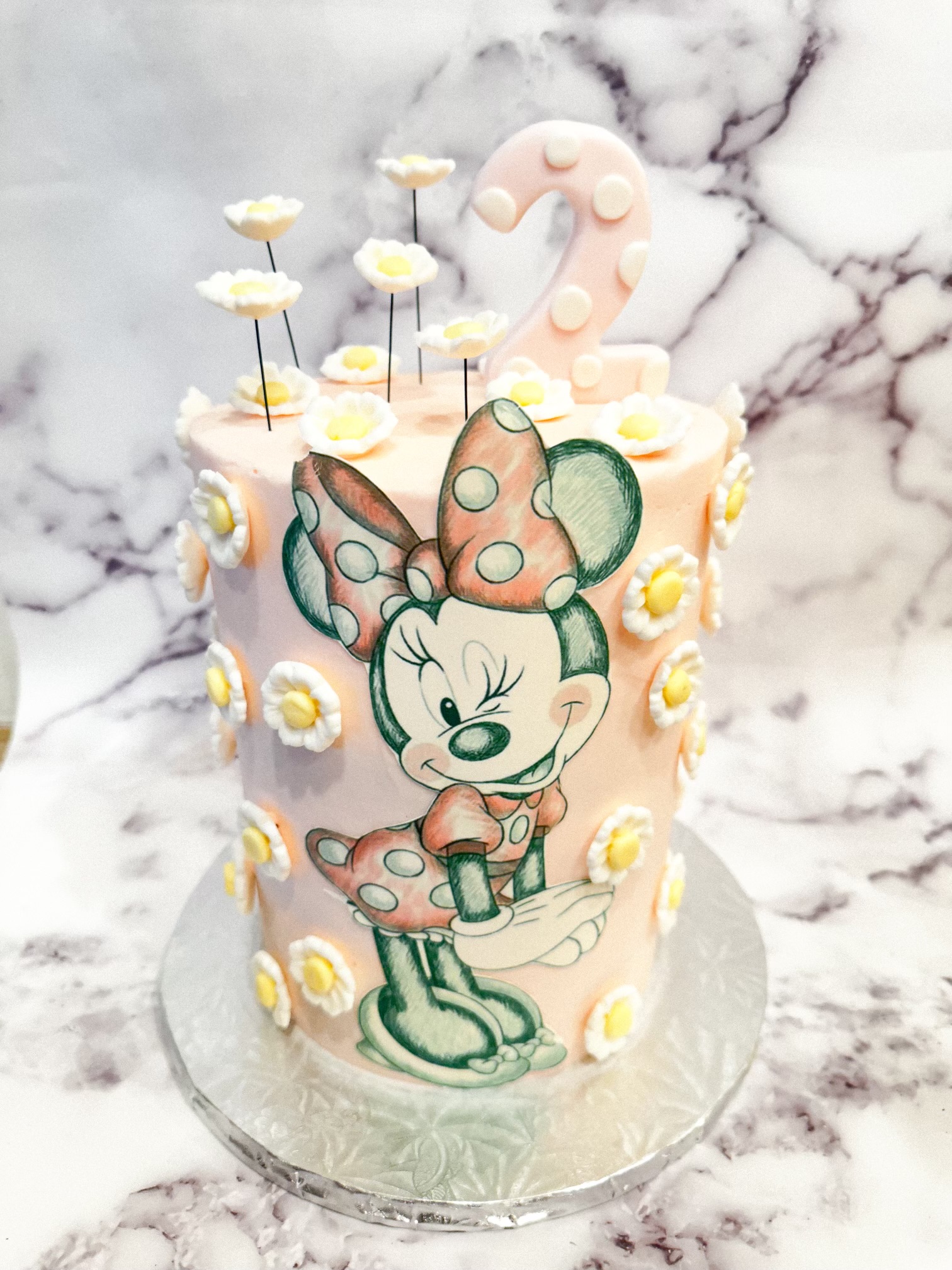 tall one tier seven inch cake  