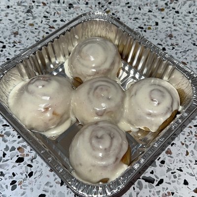 Sourdough Cinnamon Rolls W/ Cream Cheese Icing 