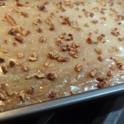 Maple Pecan Blondies (No Chocolate)