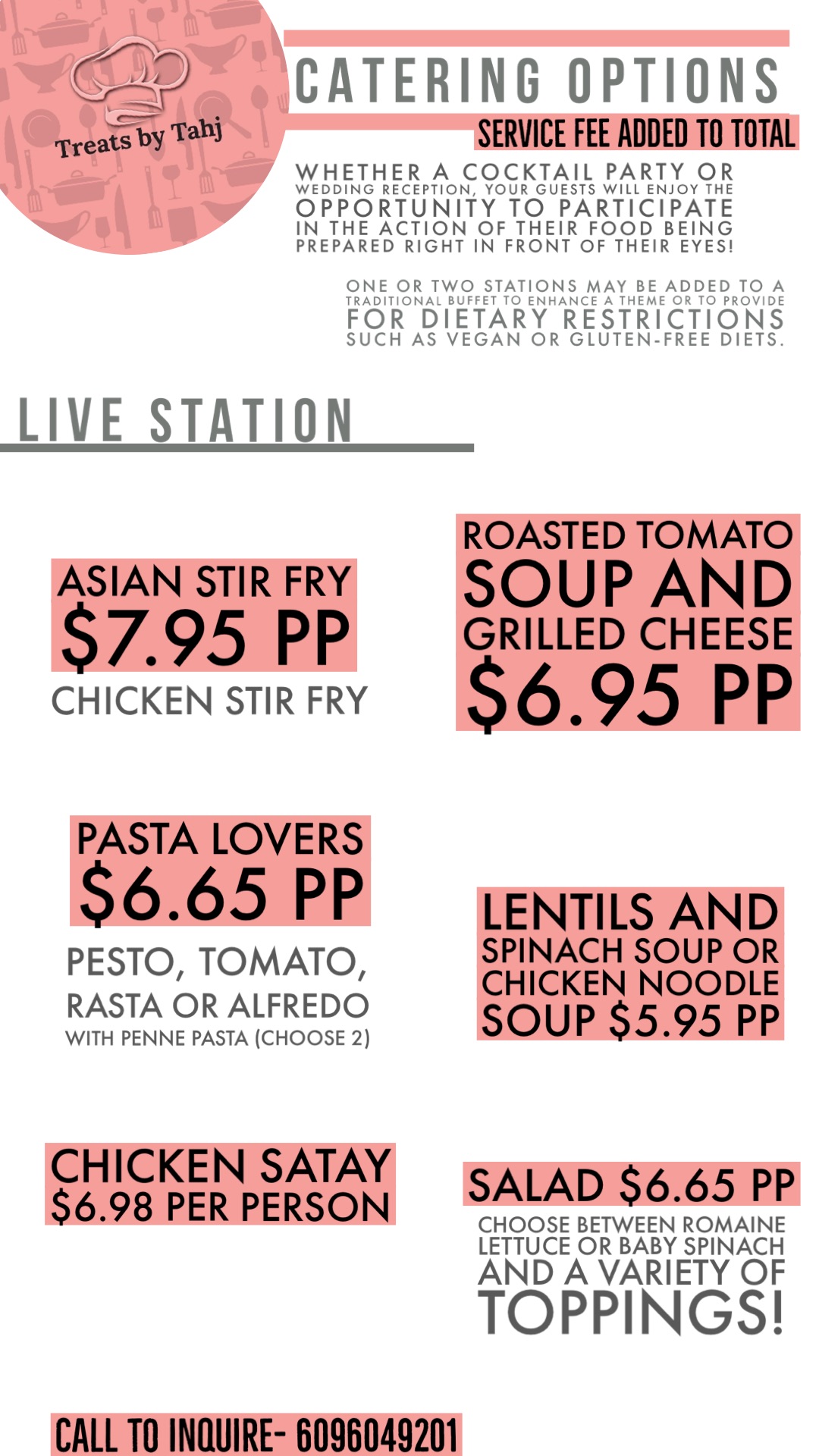 Full Catering Experience!