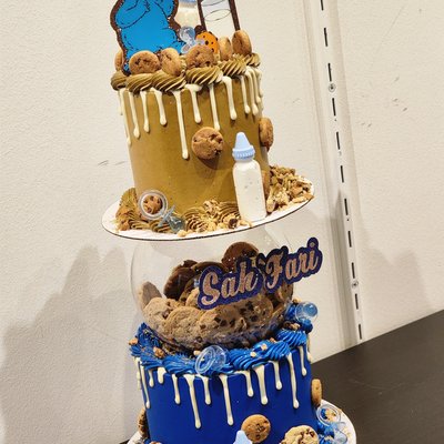 Fish Bowl Cakes 2 Tier