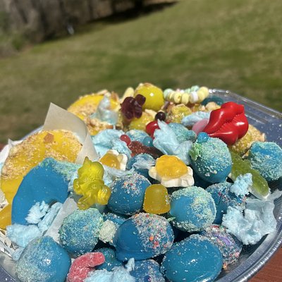 Large Candied Grape Purdddy Tray With 2 Flavors
