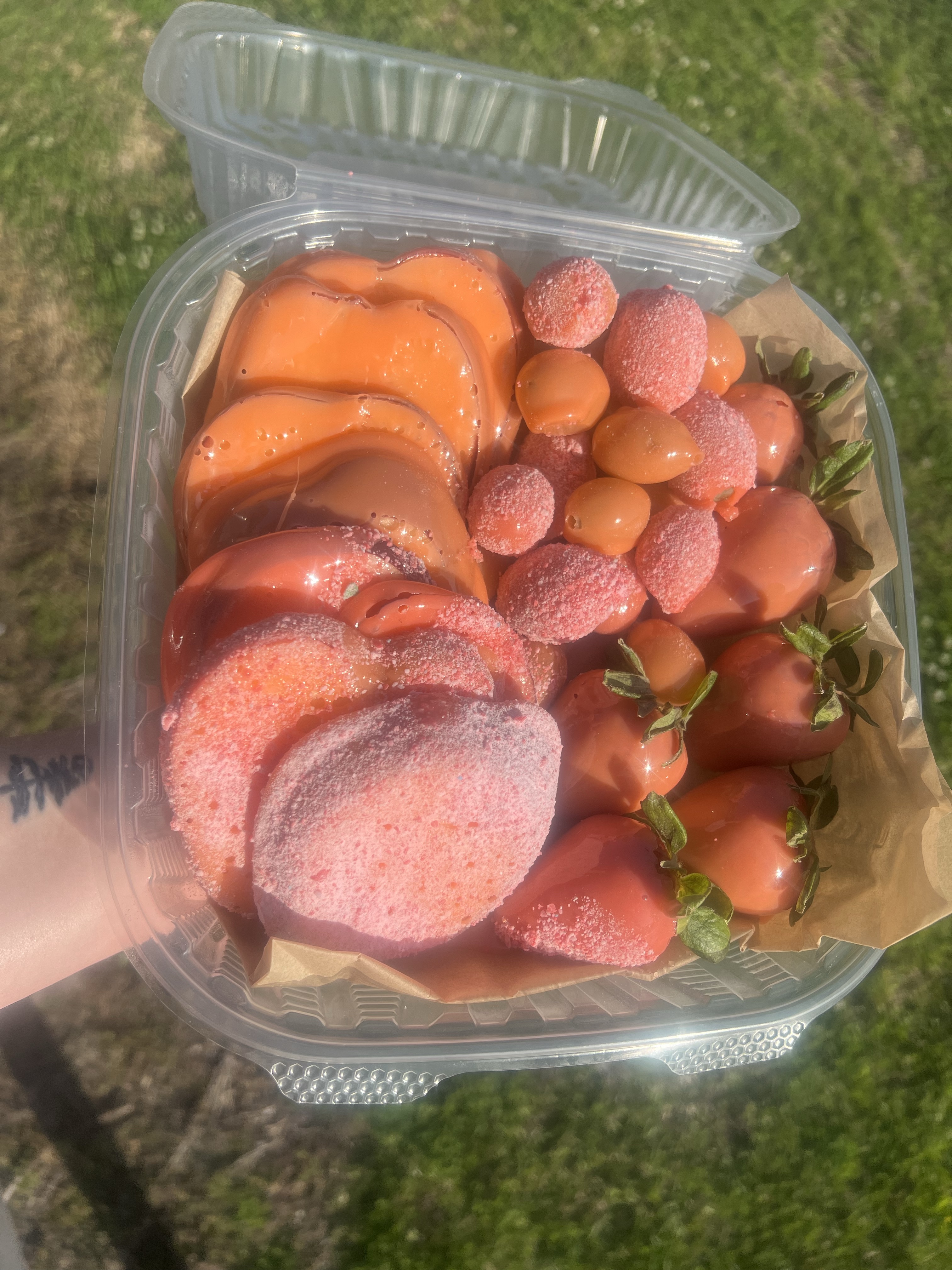 Large Candied Fruit Tray 