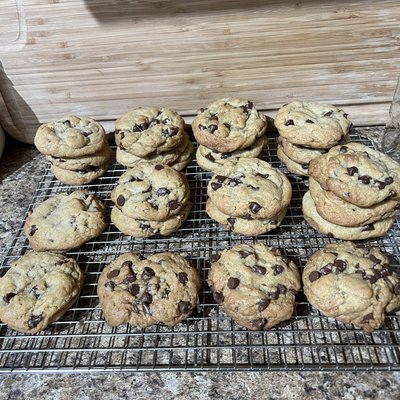 Sourdough Brown Butter Chocolate Chip Cookies
