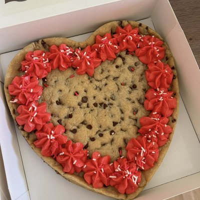 Mini Heart Cookie Cake