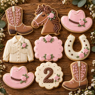 Cowgirl Birthday Party Cookies? 