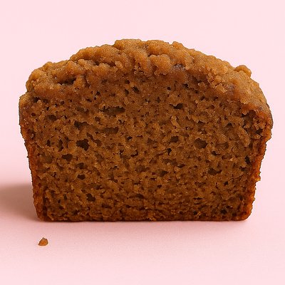 Banana Crunch Bread Slice
