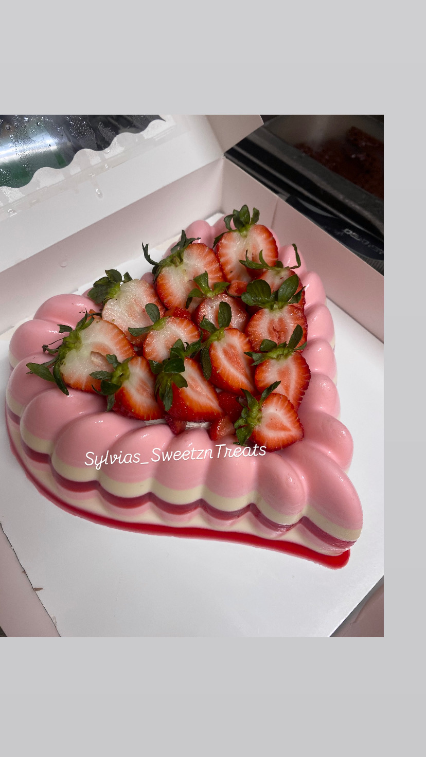 Gelatina de Corazón 3 Leches otros Sabores Disponibles pregúntanos 
