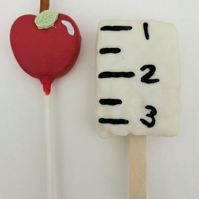One Cake Pop And Rice Crispy