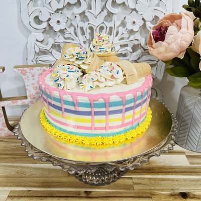 Ice Cream Cone Cake 