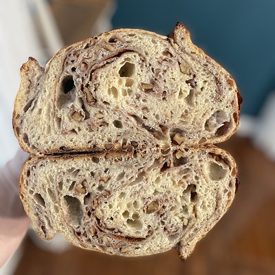 Cinnamon Sugar Walnut Loaf