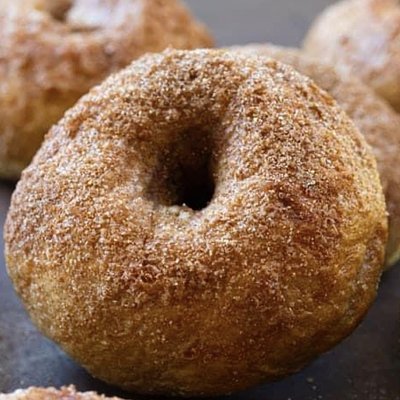 Cinnamon sugar bagel