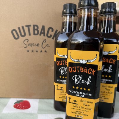 Outback Black Worcestershire Sauce 
