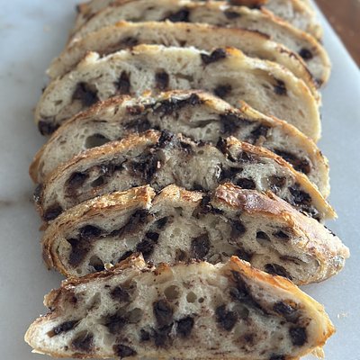Croissant Sourdough with Chocolate Chips