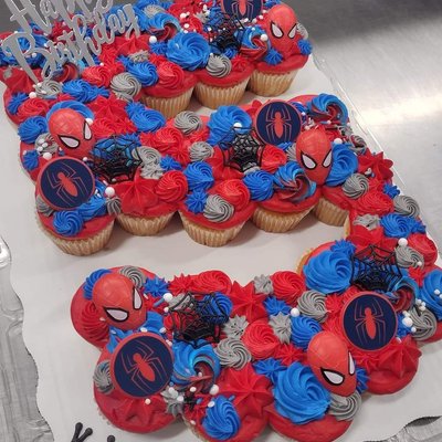 Letter/Number Cupcake Cake