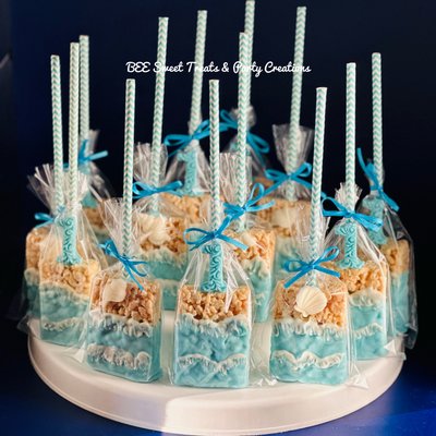 Dipped Rice Krispie Treats