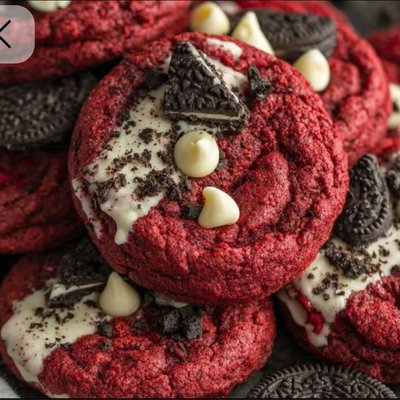 Red Velvet Oreo W/ White Chocolate 