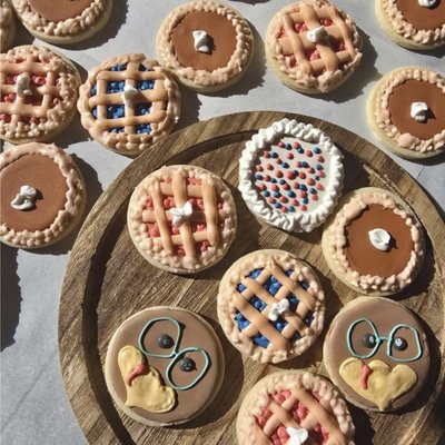 🥧 Thanksgiving Mini Pie Cookies