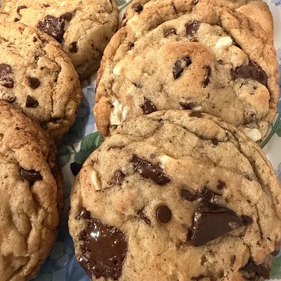 Sourdough Brown Butter 3 Chocolate Chip Cookies!